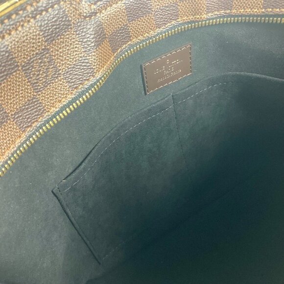 LOUIS VUITTON Black Damier Leather Shoulder Bag - Picture 14 of 16